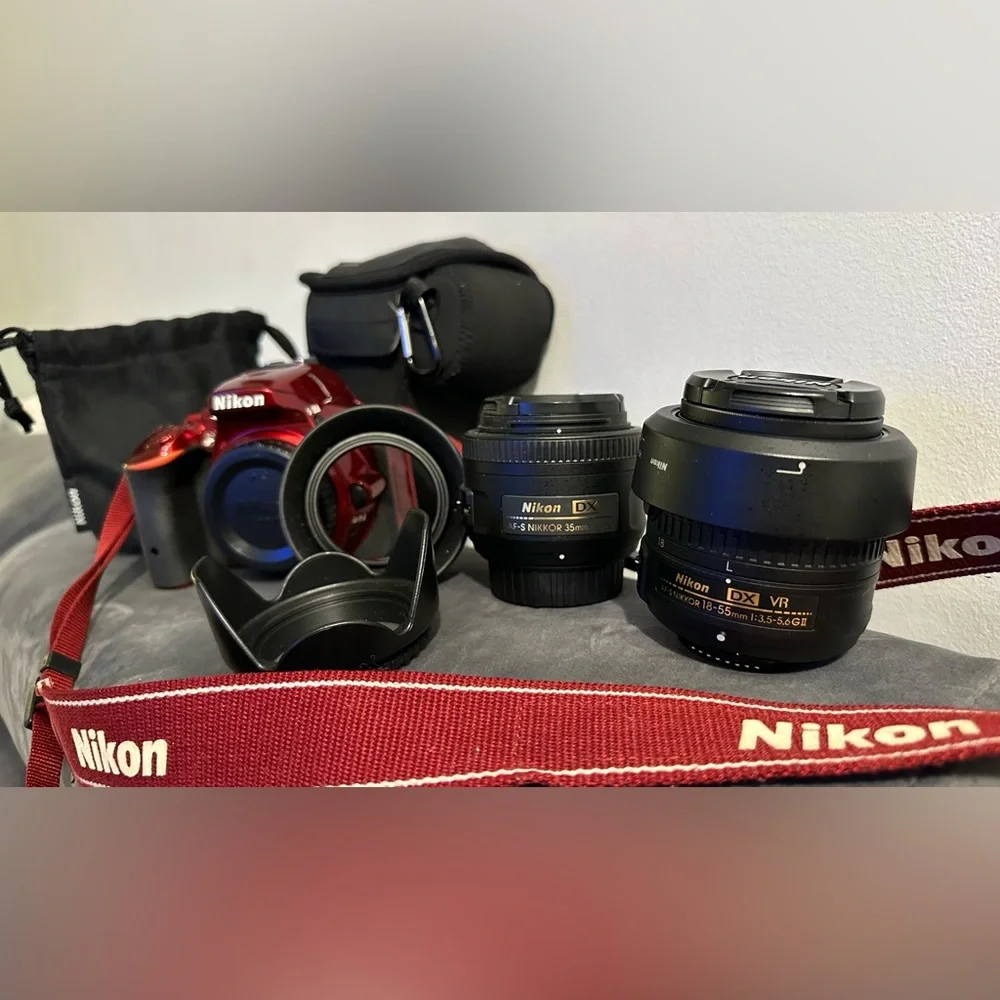 Nikon d5500 barely